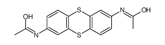 N-(7-acetamidothianthren-2-yl)acetamide Structure