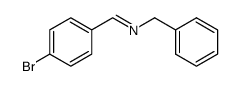 benzyl-(4-bromo-benzylidene)-amine Structure