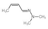 N-(but-2-enylideneamino)-N-methyl-methanamine结构式