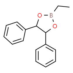 2-Ethyl-4,5-diphenyl-1,3,2-dioxaborolane结构式