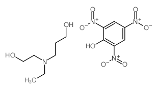 3-(ethyl-(2-hydroxyethyl)amino)propan-1-ol; 2,4,6-trinitrophenol Structure