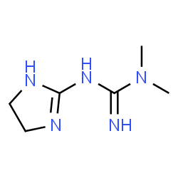 Guanidine, N-(4,5-dihydro-1H-imidazol-2-yl)-N,N-dimethyl- (9CI) Structure