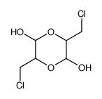 2,5-Dihydroxy-3,6-bis(chloromethyl)-1,4-dioxane结构式