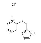2-(1H-imidazol-5-ylmethylsulfanyl)-1-methylpyridin-1-ium,chloride Structure
