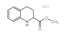 1,2,3,4-四氢喹啉-2-羧酸甲酯盐酸盐结构式