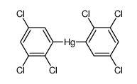bis(2,3,5-trichlorophenyl)mercury Structure