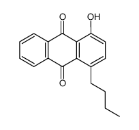 1-hydroxy-4-butylantraquinone Structure