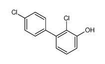 2-chloro-3-(4-chlorophenyl)phenol Structure