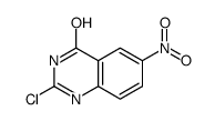 4(3H)-Quinazolinone, 2-chloro-6-nitro- Structure
