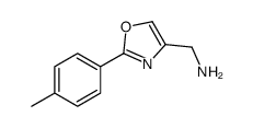 (2-(p-Tolyl)oxazol-4-yl)Methanamine结构式