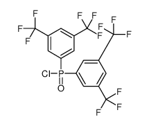 1-[[3,5-bis(trifluoromethyl)phenyl]-chlorophosphoryl]-3,5-bis(trifluoromethyl)benzene Structure