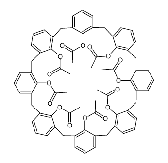 49,50,51,52,53,54,55,56-octaacetoxycalix[8]arene结构式