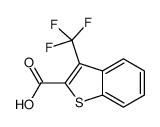BENZO[B]THIOPHENE-2-CARBOXYLIC ACID, 3-(TRIFLUOROMETHYL)-结构式