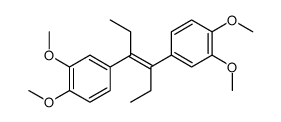 3,4-bis(3',3'-dimethoxyphenyl)-3-hexene Structure