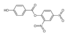 2,4-dinitrophenyl 4-hydroxybenzoate结构式