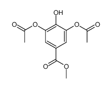 3,5-Di-O-acetylgallussaeuremethylester结构式