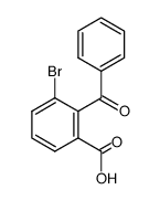 2-benzoyl-3-bromo-benzoic acid结构式