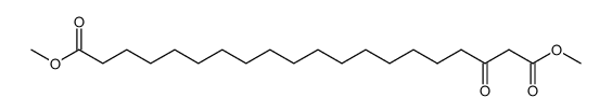 3-oxo-eicosanedioic acid dimethyl ester Structure