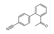 4-(2-acetylphenyl)benzonitrile Structure