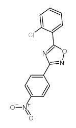 5-(2-Chlorophenyl)-3-(4-nitrophenyl)-1,2,4-oxadiazole Structure