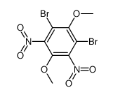 1,3-dibromo-2,5-dimethoxy-4,6-dinitro-benzene Structure