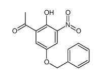 1-[2-Hydroxy-3-nitro-5-(phenylmethoxy)phenyl]ethanone Structure