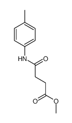 methyl 4-(4-methylanilino)-4-oxobutanoate结构式