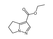 5,6-Dihydro-4H-pyrrolo[1,2-b]pyrazole-3-carboxylic acid ethyl ester结构式