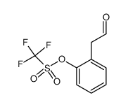 2-(2-oxoethyl)phenyl trifluoromethanesulfonate Structure