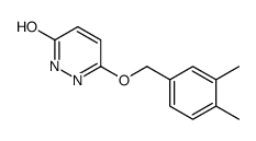 3-[(3,4-dimethylphenyl)methoxy]-1H-pyridazin-6-one Structure