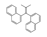1-(2-methyl-1-naphthalen-1-ylprop-1-enyl)naphthalene结构式