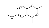 6-methoxy-2,4-dimethyl-4H-1,3-benzodioxine结构式