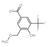3-Trifluoromethyl-4-hydroxy-5-methoxy Methyl Benzoate Structure