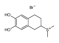 (6,7-dihydroxy-2-tetralinyl)dimethylsulfonium bromide Structure