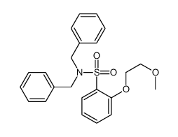 N,N-dibenzyl-2-(2-methoxyethoxy)benzenesulfonamide Structure
