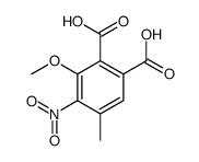 3-methoxy-5-methyl-4-nitrophthalic acid Structure
