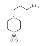 4-(3-氨丙基)硫代吗啉1,1-二氧化物结构式