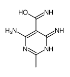 4,6-diamino-2-methylpyrimidine-5-carboxamide Structure