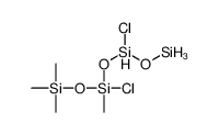chloro-[chloro(silyloxy)silyl]oxy-methyl-trimethylsilyloxysilane结构式