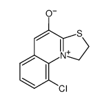 9-chloro-1,2-dihydrothiazolo(3,2-a)quinolinium-4-olate Structure