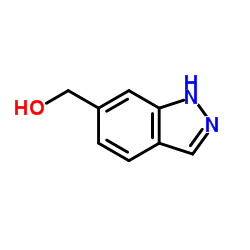 1H-吲唑-6-甲醇结构式