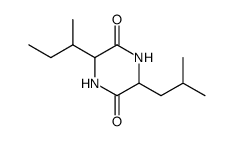 环(异亮氨酸-亮氨酸)二肽结构式