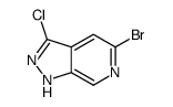 5-bromo-3-chloro-1H-pyrazolo[3,4-c]pyridine structure