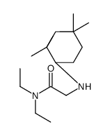 N,N-diethyl-2-[(2,2,4-trimethyl-3-oxabicyclo[2.2.2]octan-5-yl)amino]acetamide结构式