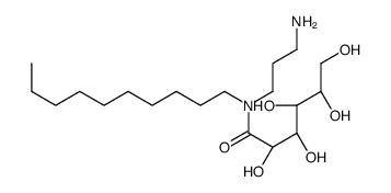 N-(3-aminopropyl)-N-decyl-D-gluconamide Structure