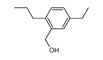 5-ethyl-2-propyl-benzyl alcohol结构式