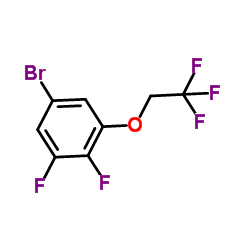 5-bromo-1,2-difluoro-3-(2,2,2-trifluoroethoxy)benzene结构式