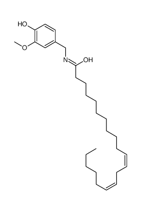 (11Z,14Z)-N-[(4-hydroxy-3-methoxyphenyl)methyl]icosa-11,14-dienamide Structure