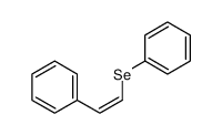 2-phenylethenylselanylbenzene结构式