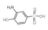 3-氨基-4-羟基苯磺酸结构式